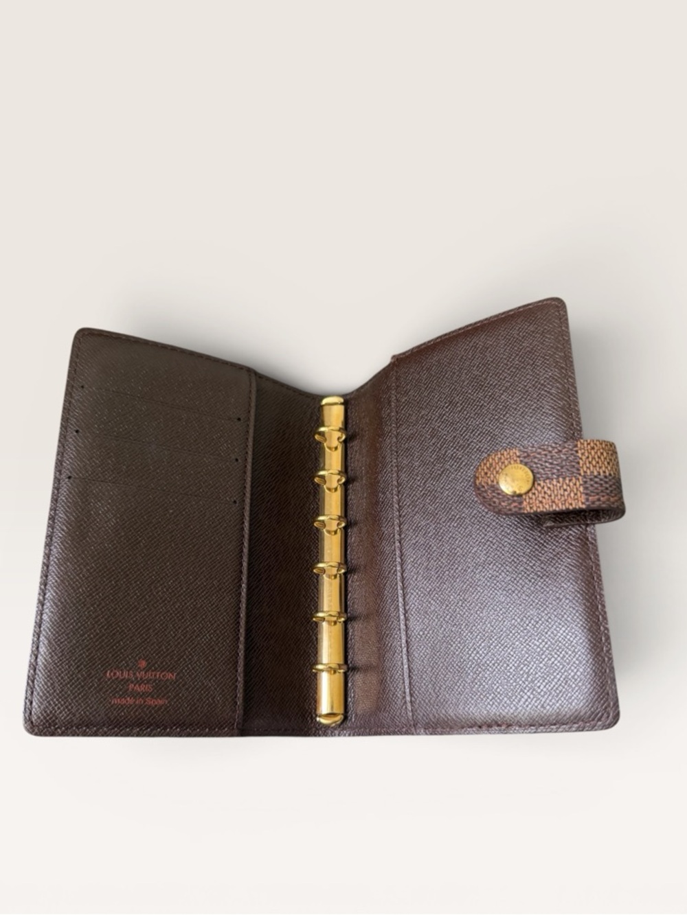 Louis Vuitton Metallic Brown Textured Card Holder - Picture 3 of 4